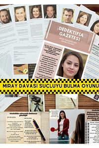 Dedektiflik Suçluyu Bulma Dedektif Oyunu Gizemli Davalar Miray Davası ürün fotoğrafı