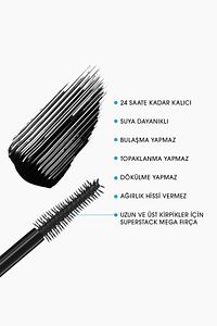 M·a·cstack Waterproof Suya Dayanıklı Maskara - Black Stack - 12ml ürün fotoğrafı