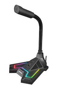 Sn-rmx2 Chatty Siyah Usb Rgb Ledli Gaming Oyuncu Masaüstü Mikrofon ürün fotoğrafı