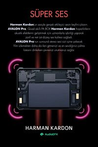 Avalon 256 GB Hafıza 8 GB Ram 10.36 Inc 2.4K 22.000 mAh Pil Harman Kardon Profesyonel Tablet ürün fotoğrafı