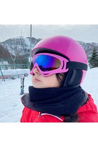 Kayak & Snowbord Gözlüğü Rüzgar Korumalı Yetişkin Ve Çocuk - Pembe ürün fotoğrafı