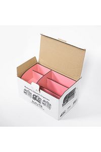 Pembe Çekmeceli Ahşap Masaüstü Kalemlik Kalem Kutusu Organizer Montajı Yapılmış Kutulu Ürün ürün fotoğrafı