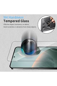 Xiaomi Poco X6 Pro 5g Uyumlu Ekran Koruyucu 9H Temperli Cam Şeffaf Passifik Ekran Camı ürün fotoğrafı