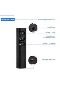 Kablosuz Aux Araç Kiti Bluetooth 5.0 Alıcı Adaptörü 3.5mm Jack Araba müzik ses Aux Kit ürün fotoğrafı