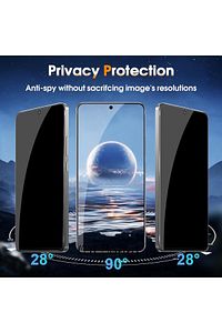Xiaomi Poco X6 Pro 5g Hayalet Ekran Koruyucu Cam 5d Privacy Yandan Görünmez Ekran Koruyucu Camı ürün fotoğrafı