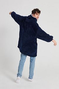 Oversize Giyilebilir Battaniye TEK BEDEN ÇOK RAHAT Unisex Hoodie Peluş Kapüşonlu Sweatshirt ürün fotoğrafı