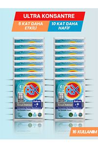 16 Adet Ultra Konsantre Bulaşık Makinesi Kazan Temizleme Bakım Tozu ürün fotoğrafı