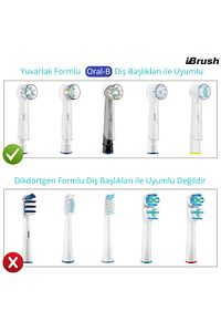 Oral-b Şarjlı Ve Pilli Diş Fırçaları Için Uyumlu Renkli 4 Adet Kapak S-o-t-p ürün fotoğrafı