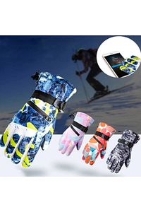 Ultralight Su Geçirmez Unisex Dokunmatik Kayak & Snowboard Eldiveni ürün fotoğrafı