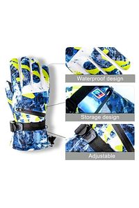 Ultralight Su Geçirmez Unisex Dokunmatik Kayak & Snowboard Eldiveni ürün fotoğrafı