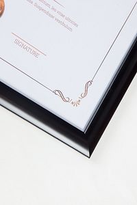 A4 Çerçeve Siyah 21x30 Sertifika Diploma Belge Fotoğraf Için Pvc Camlı ürün fotoğrafı