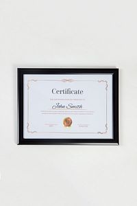 A4 Çerçeve Siyah 21x30 Sertifika Diploma Belge Fotoğraf Için Pvc Camlı ürün fotoğrafı