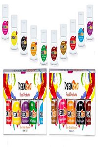 Gıda Boyası Seti 10 Adet 10 Renk 10 Ml X 10 Adet Su Bazlı Sıvı Gıda Boyaları 10 Lü Set ürün fotoğrafı