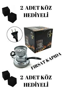 Nargile Köz Yakma & Kömür Yakma Makinesi+2adet Kömür Hediyeli ürün fotoğrafı