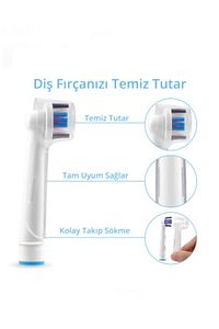 Oral-b Şarjlı Ve Pilli Diş Fırçaları Için Uyumlu Renkli 4 Adet Kapak S-o-t-p ürün fotoğrafı