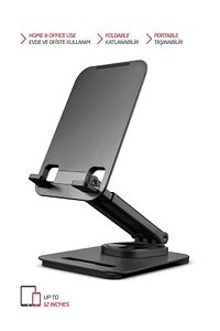 4 Eksenli 360 Derece Teleskopik Tüm Tablet Ve Telefonla Uyumlu Ayaklı Stand Tablet Tutucu Tms30 ürün fotoğrafı