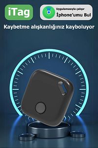 iTag Akıllı Takip Cihazı - İphone mu Bul Uygulamasıyla Çalışır Apple ile uyumlu ürün fotoğrafı
