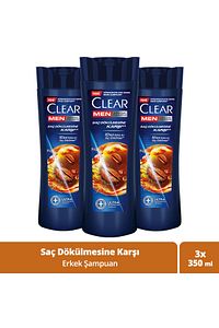 Men Kepeğe Karşı Etkili Şampuan Saç Dökülmesine Karşı 350 ml X3 ürün fotoğrafı