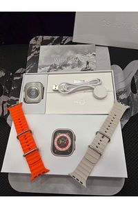 Watch 8 Ultra Akıllı Saat Gs Ultra 8 Gerçek 49mm Kasa Vidalı Türkiye'de Tek Çift Kordon ürün fotoğrafı