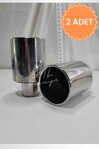 120 Mm Egzoz Ucu 120lik Egzos-eksoz Başlığı Ekzoz-egsoz Ucu Takımı ürün fotoğrafı