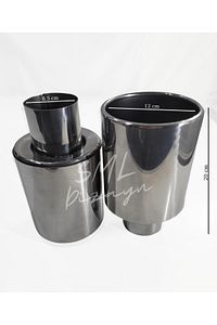 120 Mm Egzoz Ucu 120lik Egzos-eksoz Başlığı Ekzoz-egsoz Ucu Takımı ürün fotoğrafı