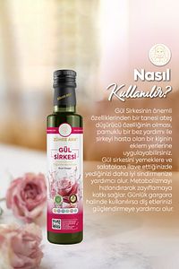 Gül Sirkesi Doğal Fermantasyon Rose Vinegar 500 Ml ürün fotoğrafı