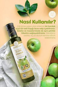 Sandaloz Sakızlı Elma Sirkesi Doğal Fermantasyon Sandalwood Apple Vinegar 500 Ml ürün fotoğrafı