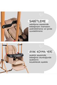 850 Cup Mama Sandalyesi Salıncak Bebek Çocuk Salıncağı ürün fotoğrafı