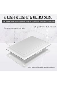 Apple Macbook Air 13.6 M2 M3 M4 Çip 2022 2024 2025 A2681 A3113 A3240 Kılıf Şeffaf Tam Koruma Kapak ürün fotoğrafı