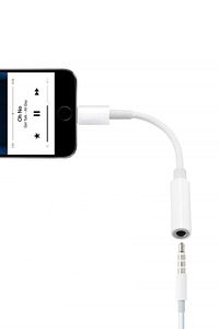 Iphone Uyumlu Lightning Telefon Kulaklık Çevirici Aux Dönüştürücü Aparat ürün fotoğrafı