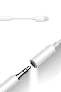 Iphone Uyumlu Lightning Telefon Kulaklık Çevirici Aux Dönüştürücü Aparat ürün fotoğrafı