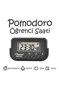 2 Adet - Pomodoro Öğrenci Saati Kronometreli Ders Çalışma Saati ürün fotoğrafı