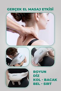 Magic Insan Eli Yoğurma Hisli Ovmalı Isıtmalı Masaj Aleti ( Şarjlı Edilebilir) ürün fotoğrafı