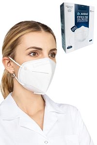 FFP2 Nr Meltblown Maske 5 Katlı Koruyucu Maske Her Biri Ayrı Ambajda Medikal Maske 100 Adet ürün fotoğrafı