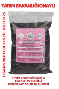 Organik Katı Solucan Gübresi 1 Kg. Poşet ürün fotoğrafı