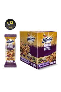 Lifalif Kırmızı Meyveli Yulaf Bar 35 g x 12 Adet ürün fotoğrafı