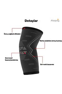 Basketbol Fitness Tenis Voleybol Ortopedik Spor Outdoor Antreman Örme Silikon Dirseklik (1 ADET) ürün fotoğrafı