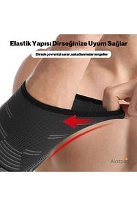 Basketbol Fitness Tenis Voleybol Ortopedik Spor Outdoor Antreman Örme Silikon Dirseklik (1 ADET) ürün fotoğrafı