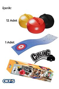 Mini Curling Ekransız Vakit Geçirme Aktivitesi Aile Etkileşimi Kutu Oyunu ürün fotoğrafı