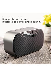 m73 FM 5.0 Bluetooth Kablosuz Mini Araç Kiti Wireless Usb Aux Dönüştürücü +Hoparlör Çevirici Metalik ürün fotoğrafı