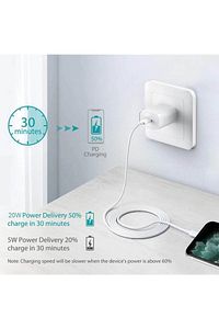 Iphone Şarj Adaptörü Hızlı Şarj Cihazı Apple 11/12/13/14/15/pro-max Uyumlu 20w Şarj Aleti ürün fotoğrafı