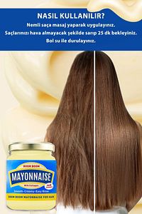 Mayonez Kolajen Içeren Besleyici Saç Maskesi 190 ml ürün fotoğrafı
