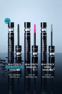 M·a·cstack Waterproof Black Stack Mascara 12 /ml. Pssn183 ürün fotoğrafı
