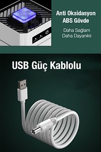 Ev Ofis için Ultrasonik Hava Temizleyici Kötü Koku Giderme Cihazı Usb İle Çalışır ürün fotoğrafı
