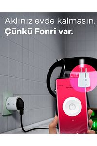 Akıllı Priz (16 AMPER) 3'lü Set, Uzaktan Kontrol, Anlık Enerji Tüketim Takip, Zamanlayıcı, Tuya ürün fotoğrafı