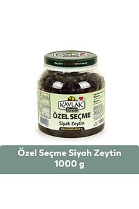 Özel Seçme Gemlik Siyah Zeytin 1 kg ürün fotoğrafı