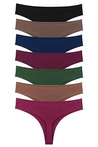 Kadın Fitilli Brazilian Tanga 7'li Paket Set ürün fotoğrafı