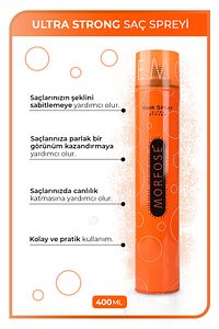 Ultra Strong Saç Spreyi 400 ml 2 Adet - Güçlü Tutuş ürün fotoğrafı