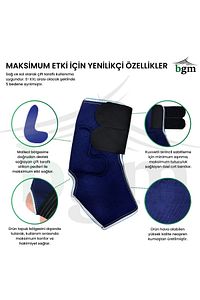 Malleol Destekli Ayak Bilekliği 8 Bandajlı Malleol Yüksek Kalite Destekli Bileklik ürün fotoğrafı