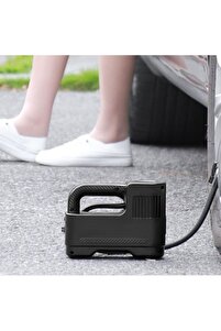 Suitu 12v Taşınabilir Basınç Göstergeli Hava Pompası Kompresör Araç Lastik Şişirme Makinesi ürün fotoğrafı